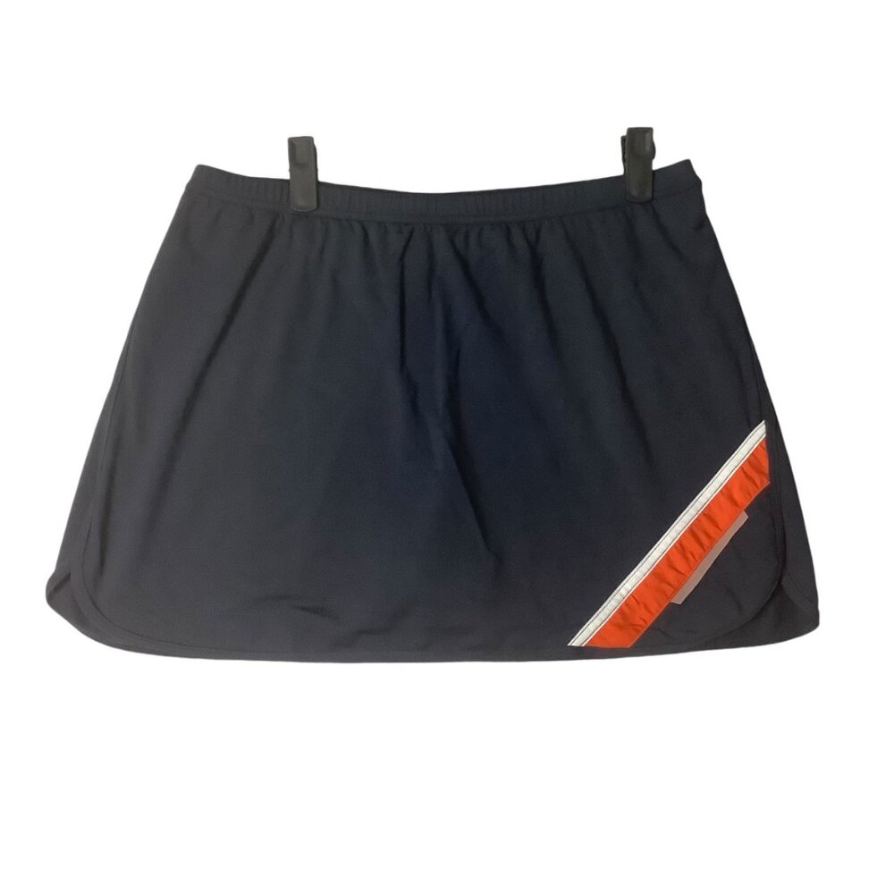 Tail Tech Performance Golf‎ Tennis Skort Black Orange Women Sz Large Athletic